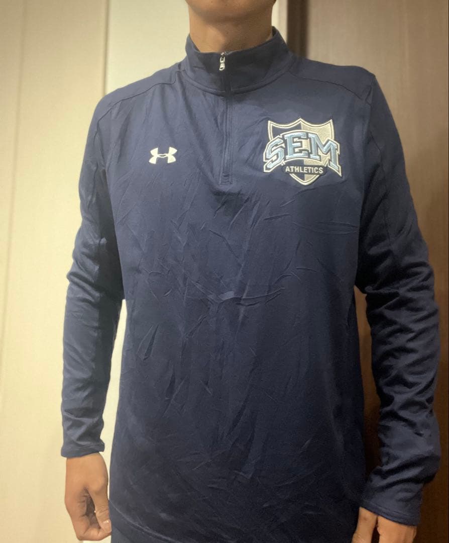 Under Armour SEM ATHLETICS ハーフジップ長袖　日本XL