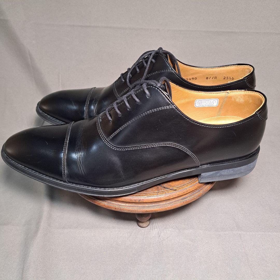 REGAL リーガル 811R 内羽根ストレートチップ ブラック 25.5cm