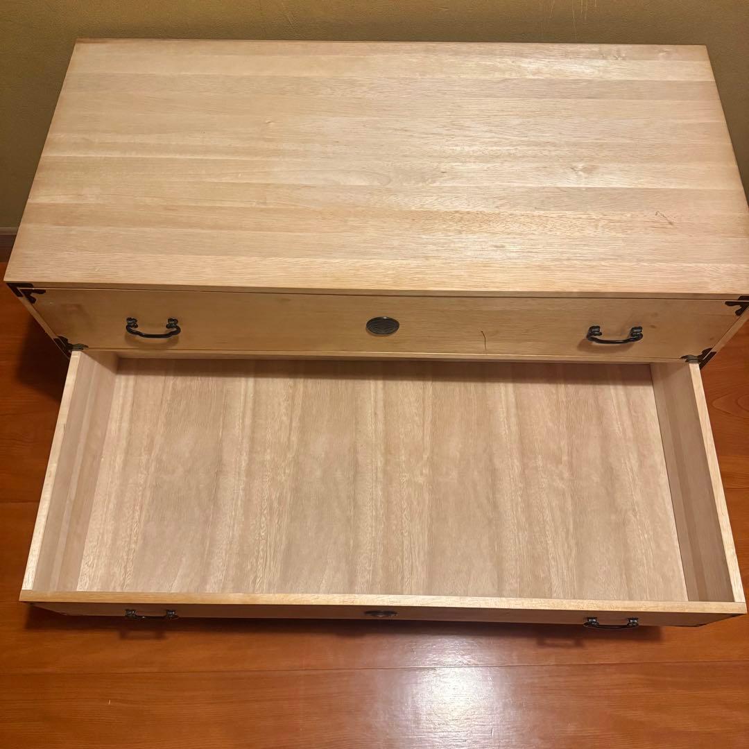 総桐箪笥｜防湿・防虫　和モダン　収納 レトロ タンス 3段