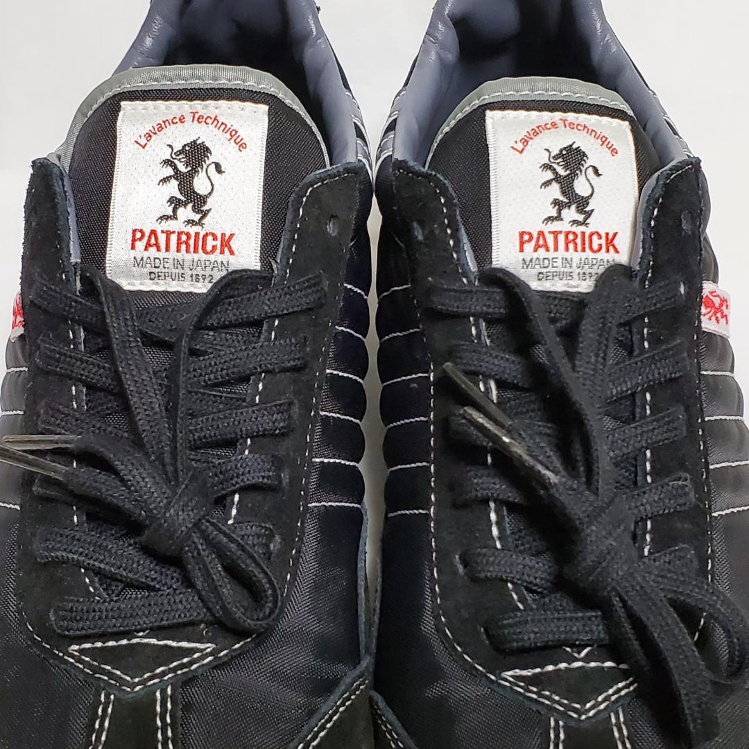 【新品未使用】パトリック　スタジアム　黒　スニーカー　36　23cm