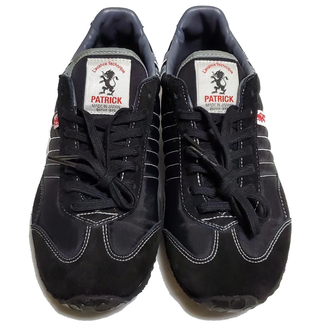 【新品未使用】パトリック　スタジアム　黒　スニーカー　36　23cm