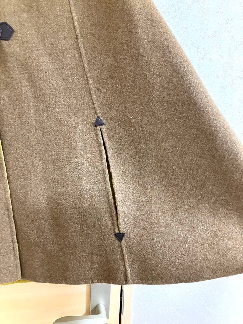 【オンワード樫山 自由区】ポンチョコート♪サイズ38