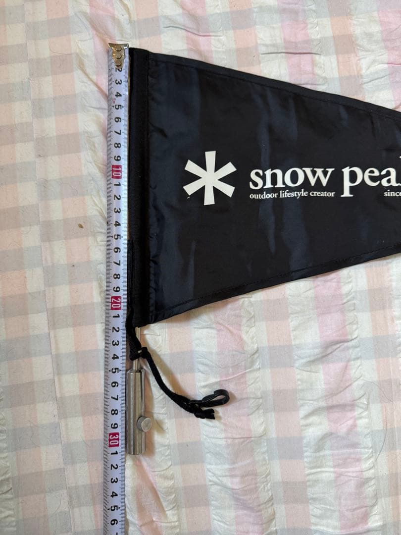 スノーピーク　タープフラッグ　ブラック