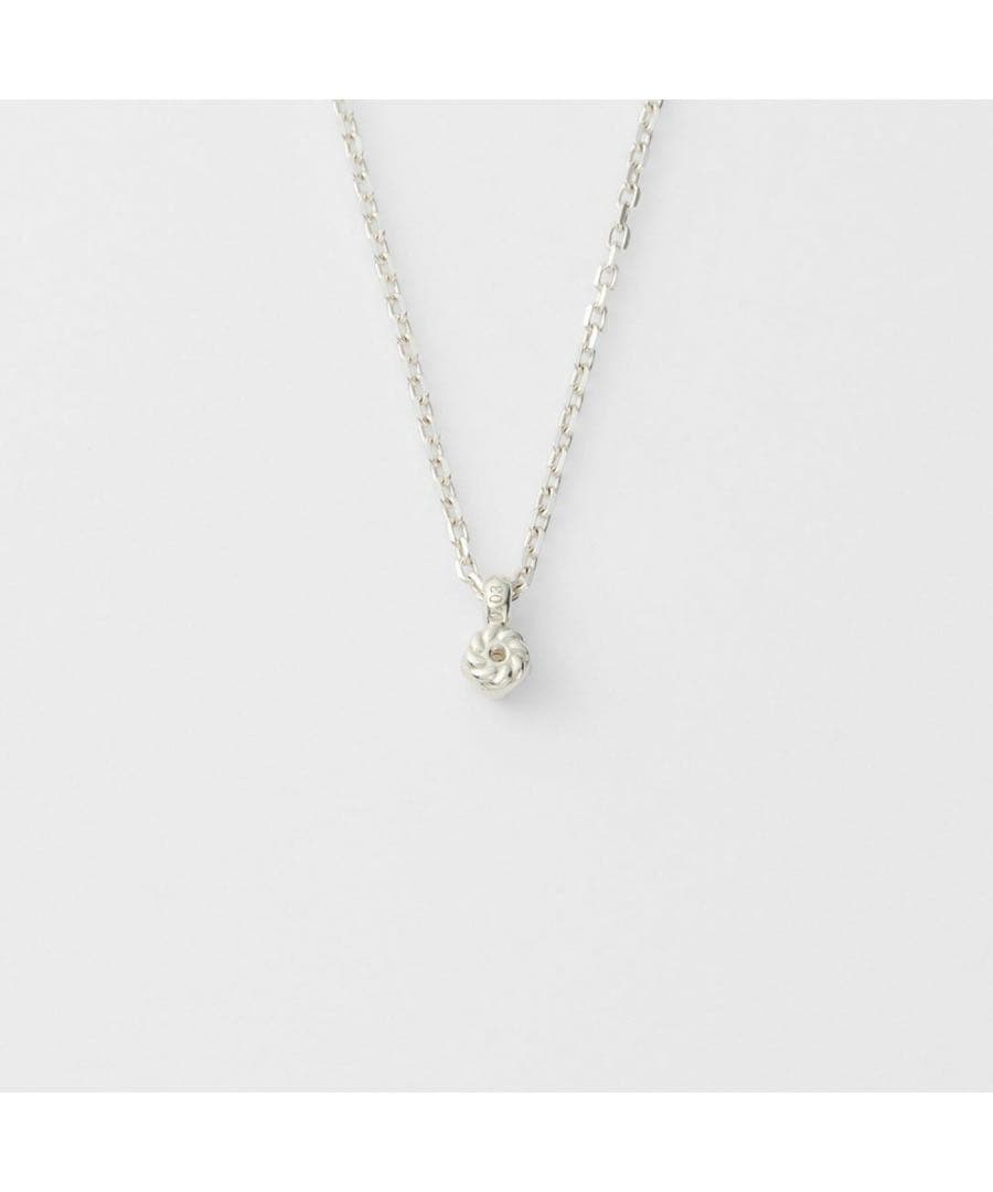 agete シルバーチェーンダイヤモンドネックレス