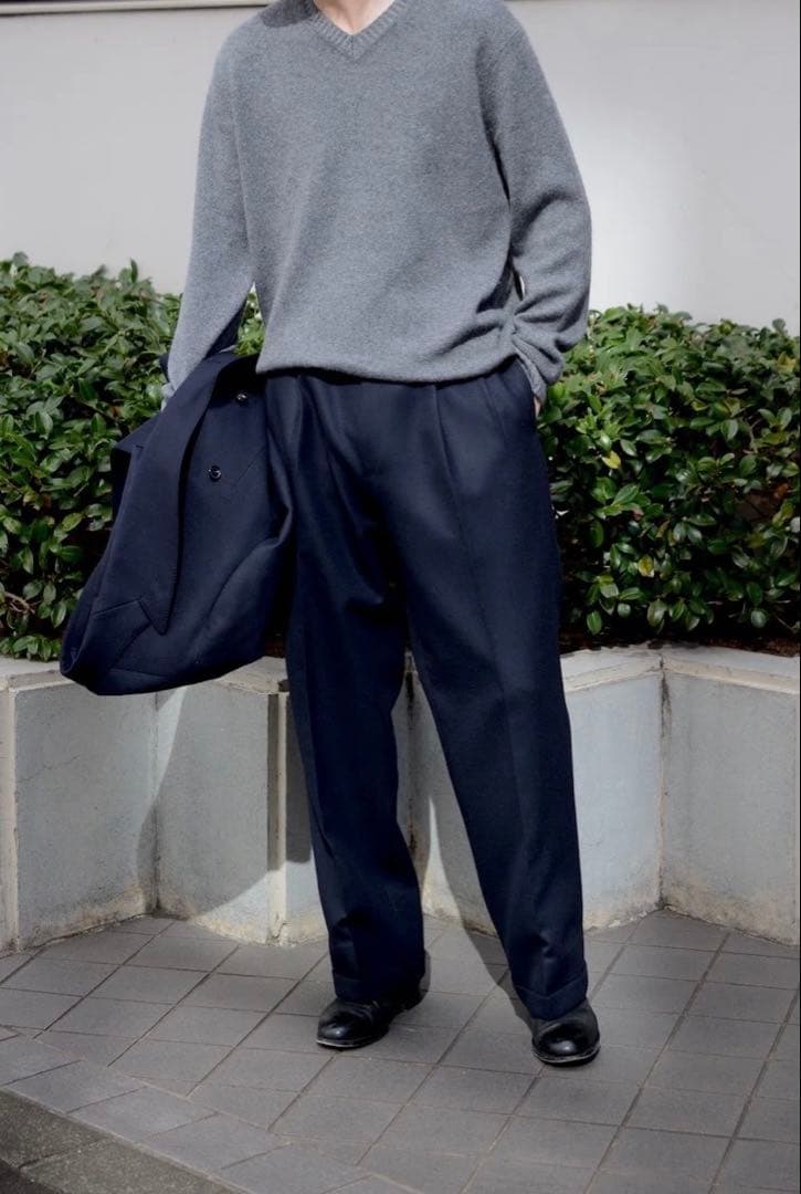 パンツ kaptain sunshine 2Pleats Wide Trousers