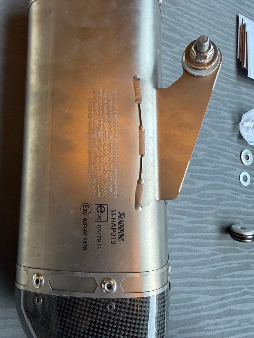 パーツ Akrapovic Racing Homologated Exhaust