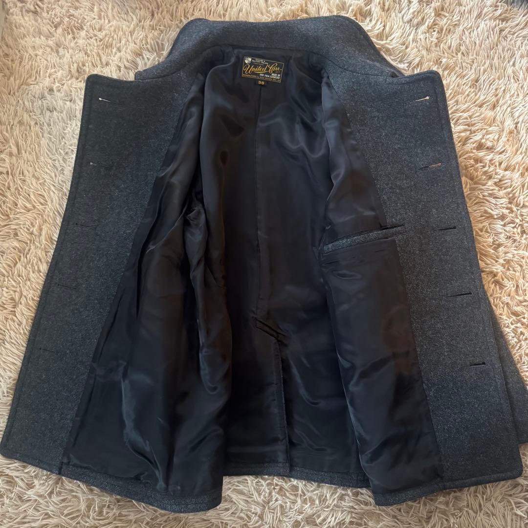 BUZZ RICKSON'S バズリクソンズ　Pコート　チャコールグレー　ウール