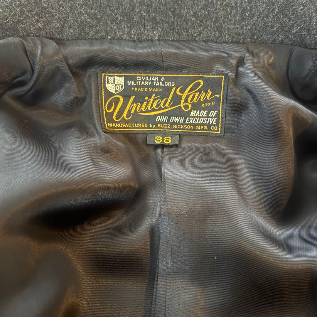 BUZZ RICKSON'S バズリクソンズ　Pコート　チャコールグレー　ウール