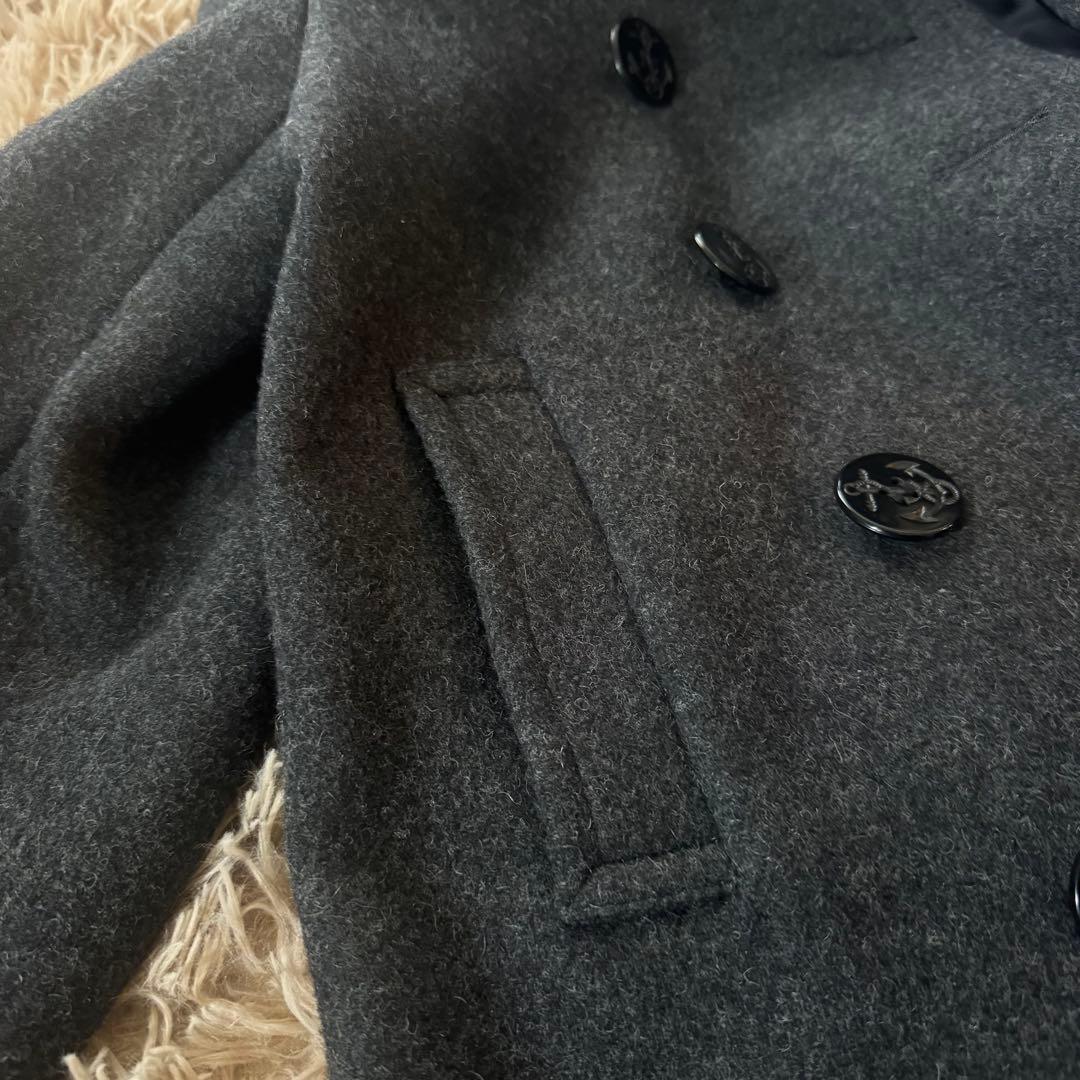 BUZZ RICKSON'S バズリクソンズ　Pコート　チャコールグレー　ウール