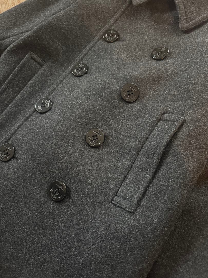 BUZZ RICKSON'S バズリクソンズ　Pコート　チャコールグレー　ウール