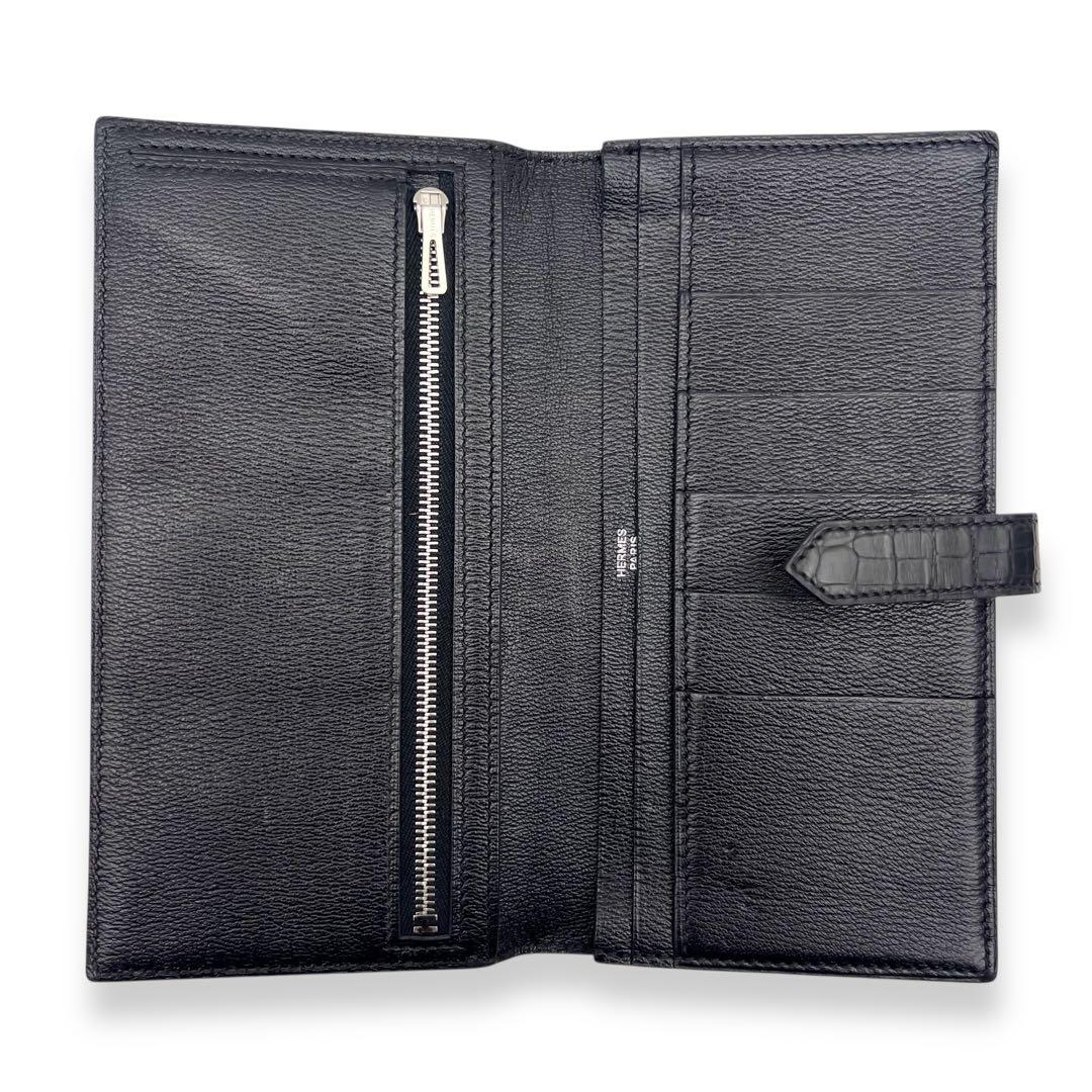 【極美品】エルメス　べアンスフレ　クロコダイル　黒　ブラック　高年式　654