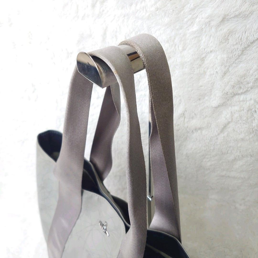 Vivienne Westwood トートバッグ 大容量 オーブ ロゴテープ