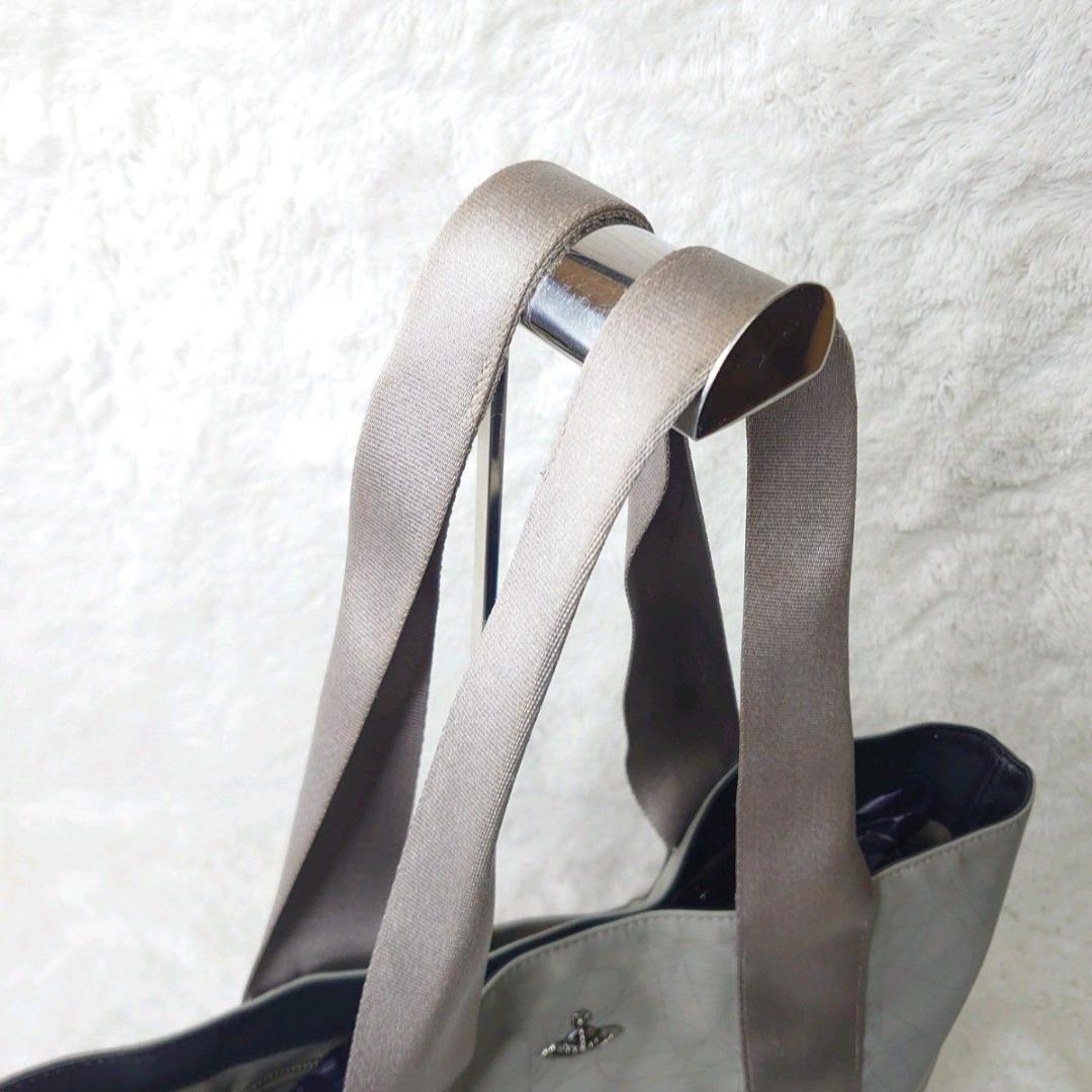 Vivienne Westwood トートバッグ 大容量 オーブ ロゴテープ