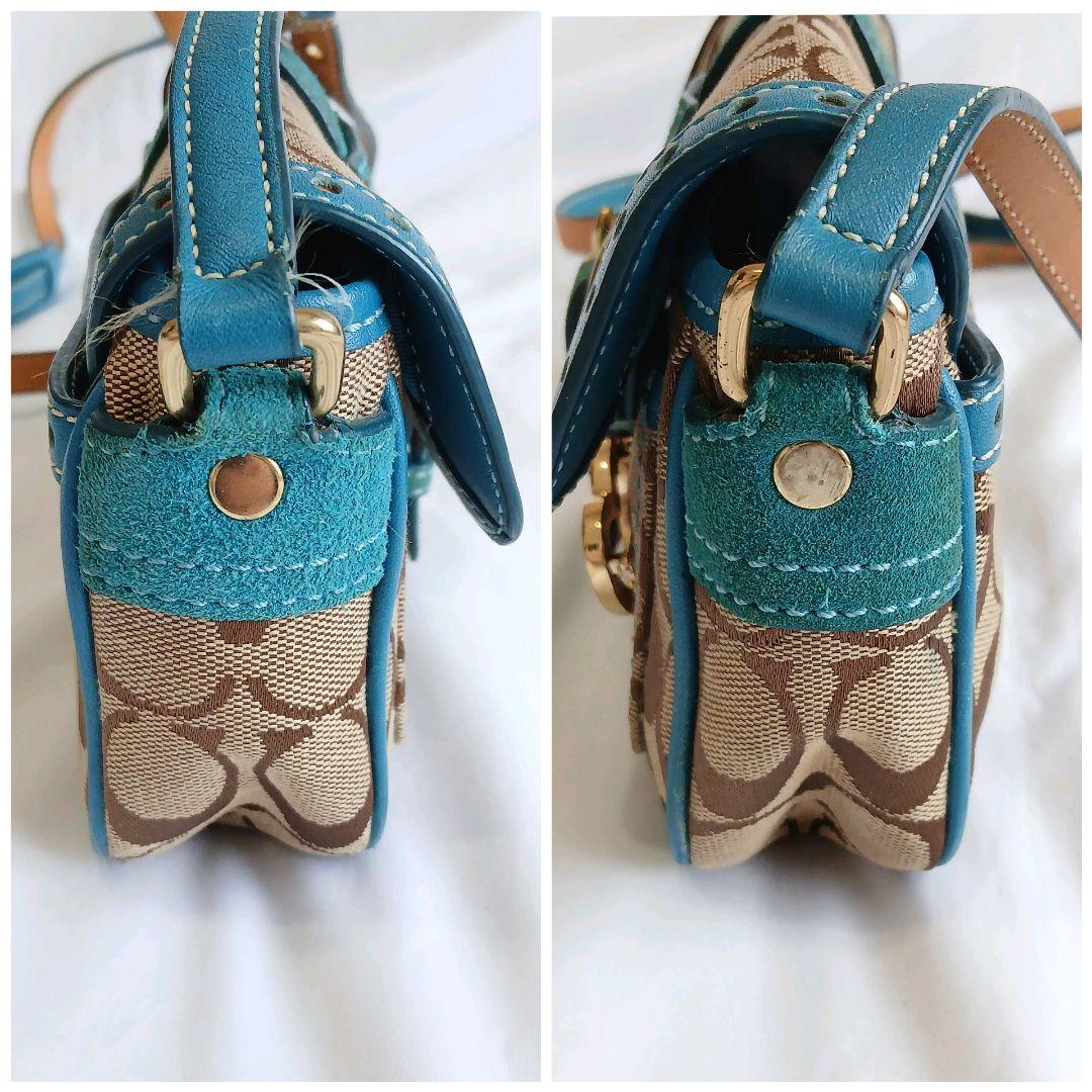 COACH　1485　y2k　Soho　Shoulder bag　blue