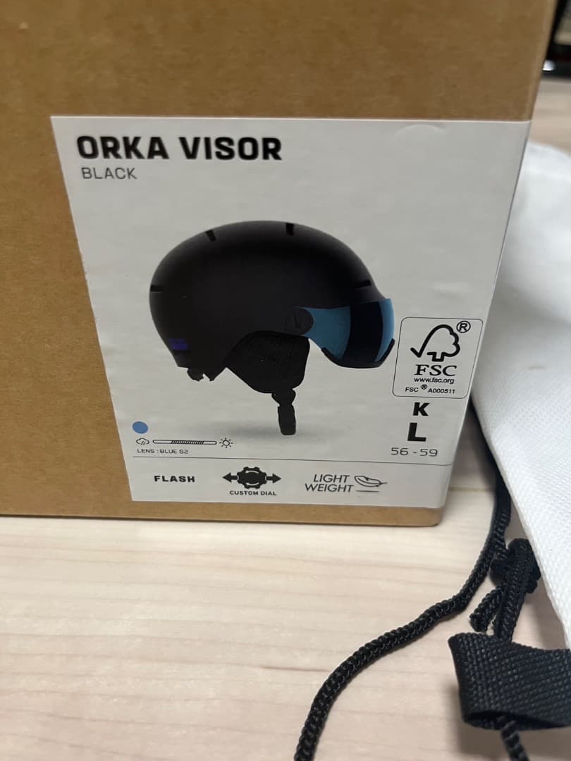 ORKA VISOR ブラック