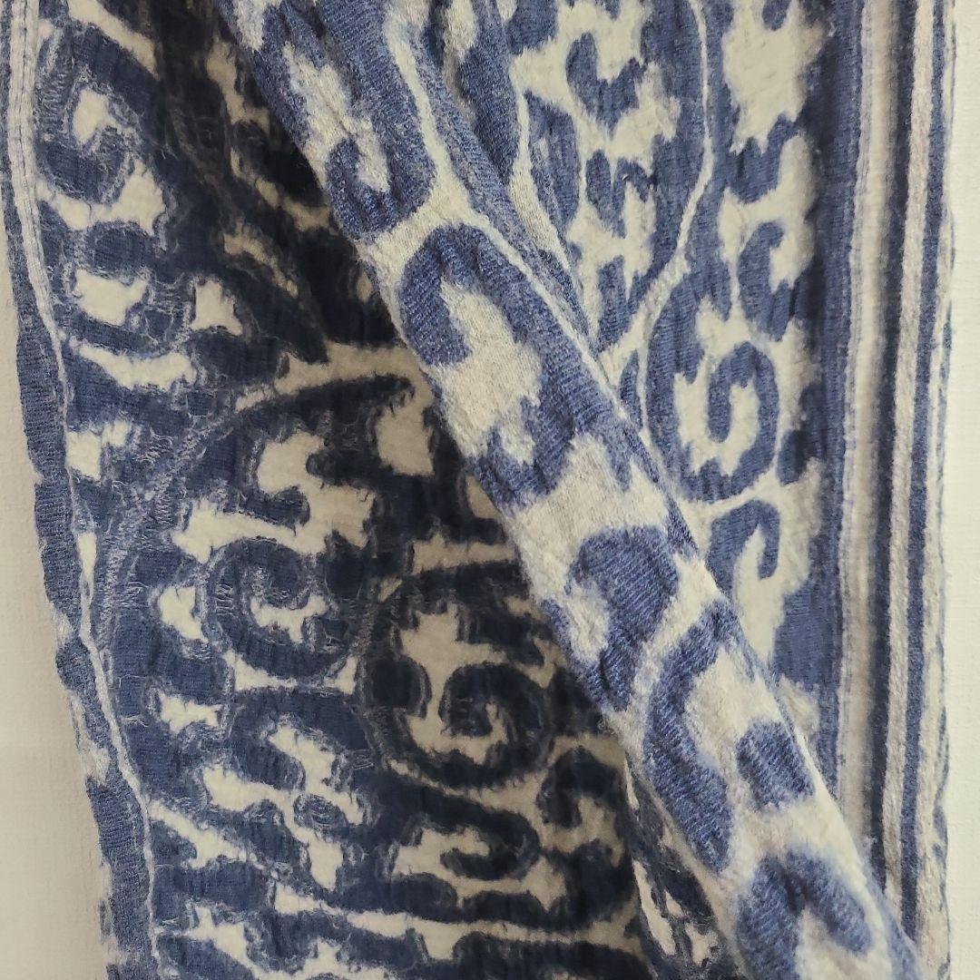 KAPITAL キャピタル　縮絨ウール大盤マフラー　ストール 2㍍ 美