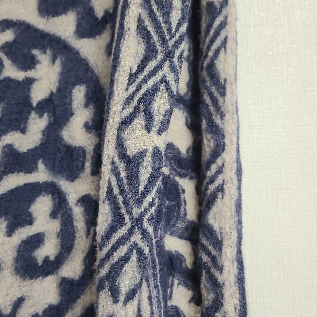 KAPITAL キャピタル　縮絨ウール大盤マフラー　ストール 2㍍ 美