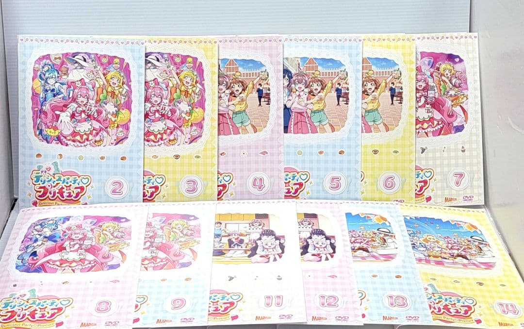 【新品ケース収納】デリシャスパーティ プリキュア DVD 全15巻 全巻セット