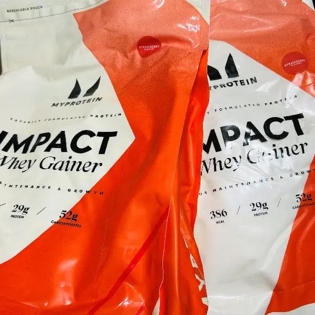 マイプロテイン ストロベリー 5kg ホエイゲイナー 2.5kg x2 匿名配送