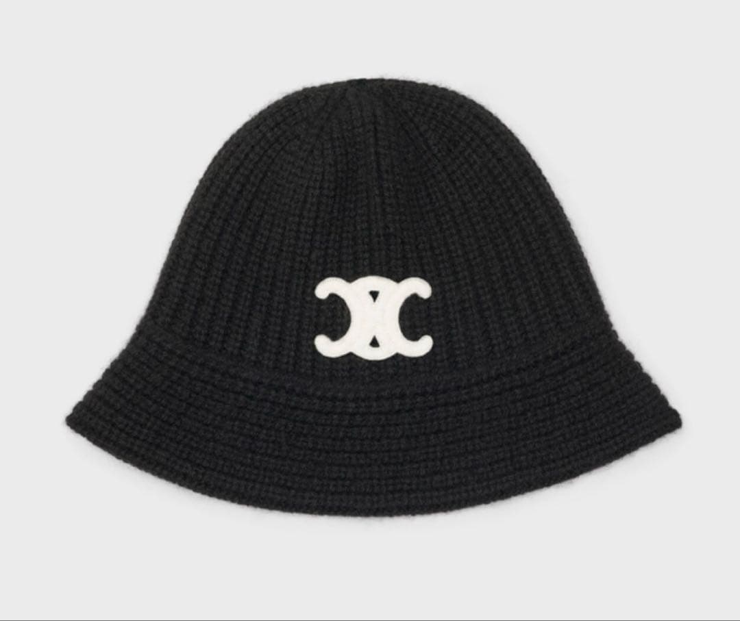 セリーヌ バケットニットハット