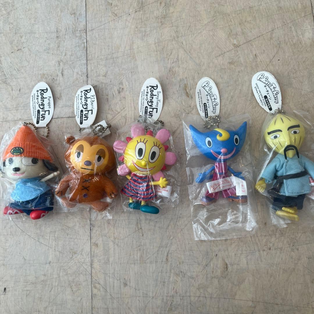 『パラッパラッパー』キーチェーン【5体セット】