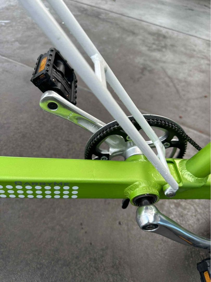 美品 Pacific CARRY ME 折りたたみ自転車 グリーン