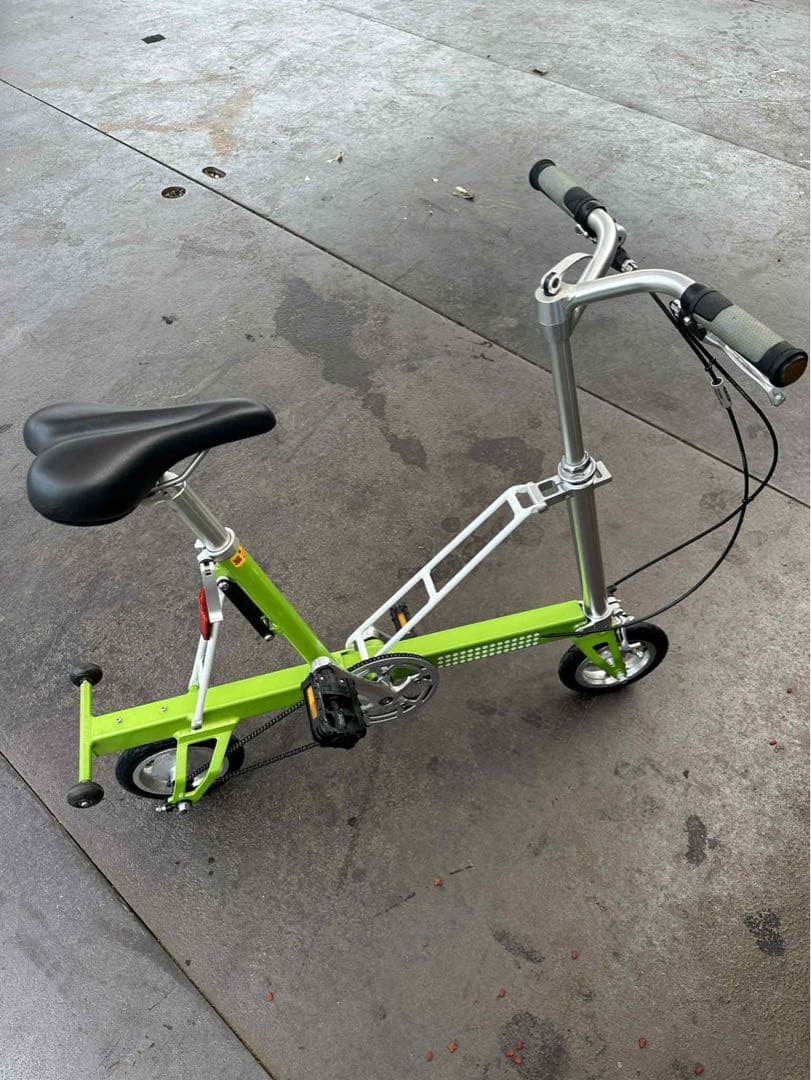 美品 Pacific CARRY ME 折りたたみ自転車 グリーン