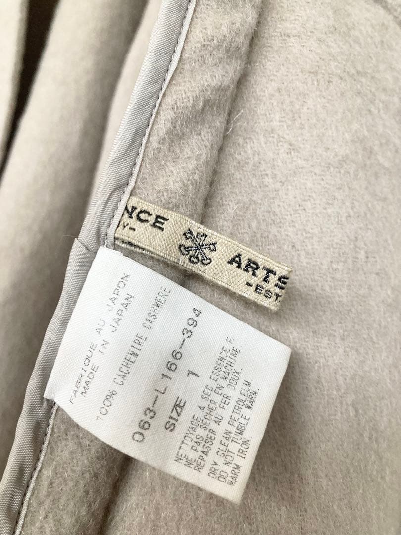 ジャケット・アウター ARTS&SCIENCE Cashmere double beaver Coat
