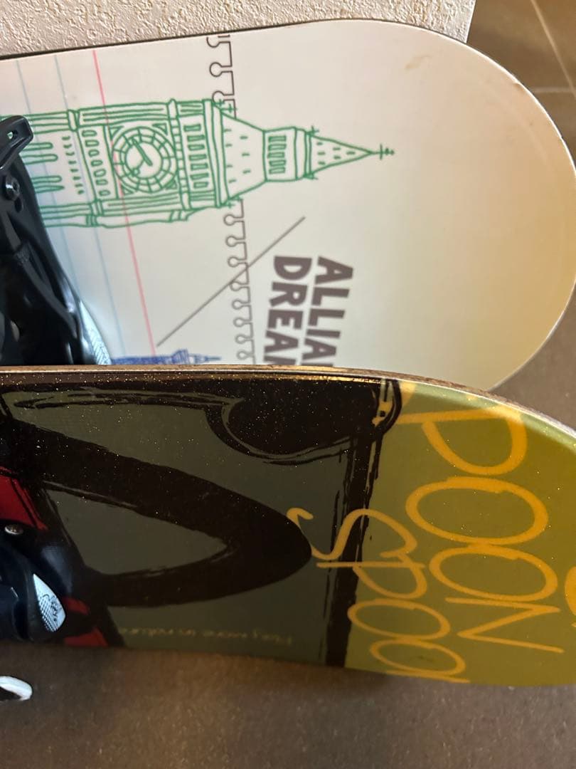 Spoon スノーボード　キッズ　ブーツ ビンディング　板　雪　4点セット