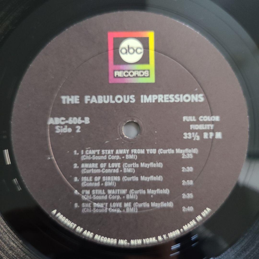 ★ＵＳオリジナル盤★『 THE IMPRESSIONS 』ＬＰ２枚セット