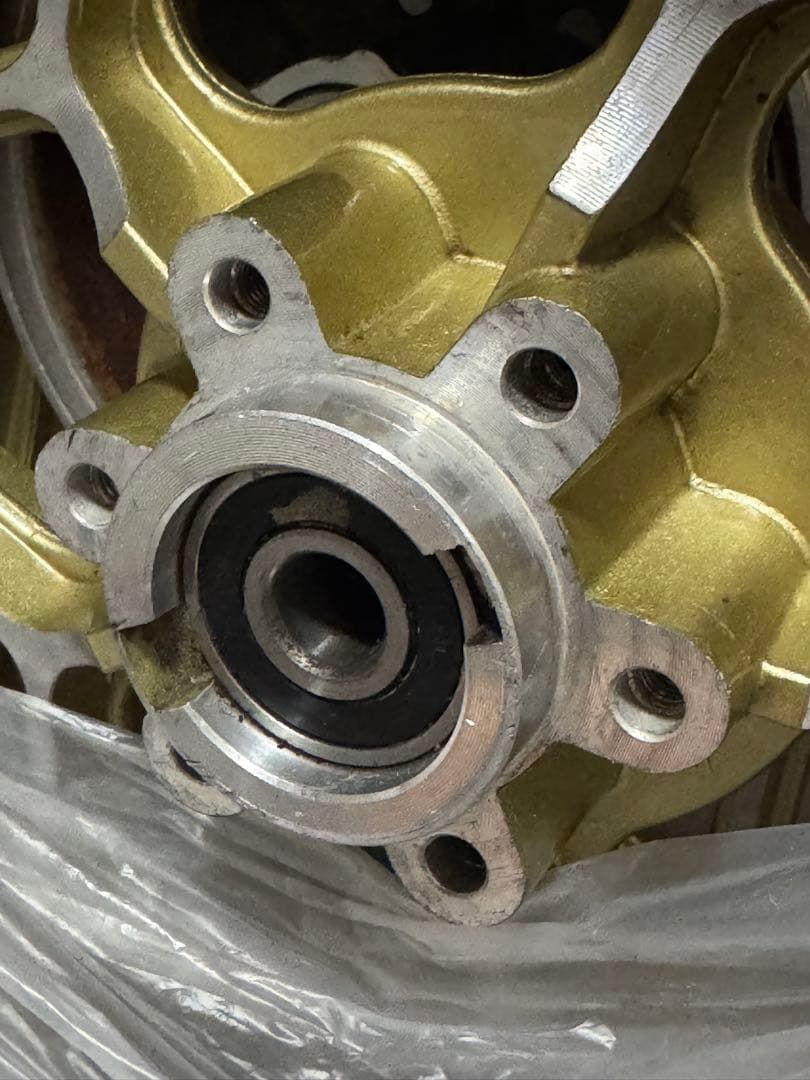 gs400 ホイール　前後セット　フロントダブル対応　ザリ　ゴキ　18インチ