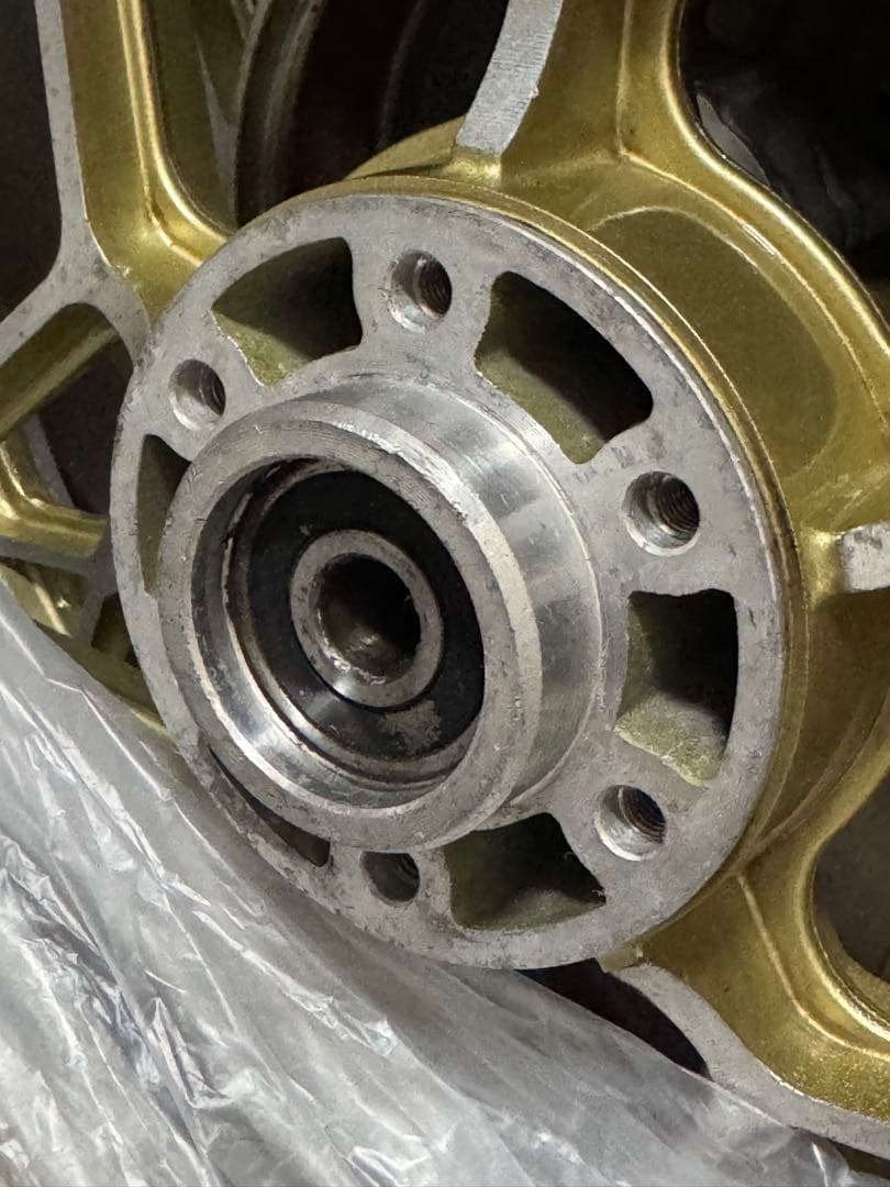 gs400 ホイール　前後セット　フロントダブル対応　ザリ　ゴキ　18インチ