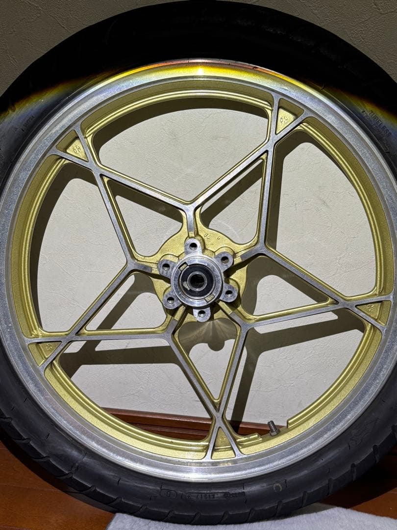 gs400 ホイール　前後セット　フロントダブル対応　ザリ　ゴキ　18インチ