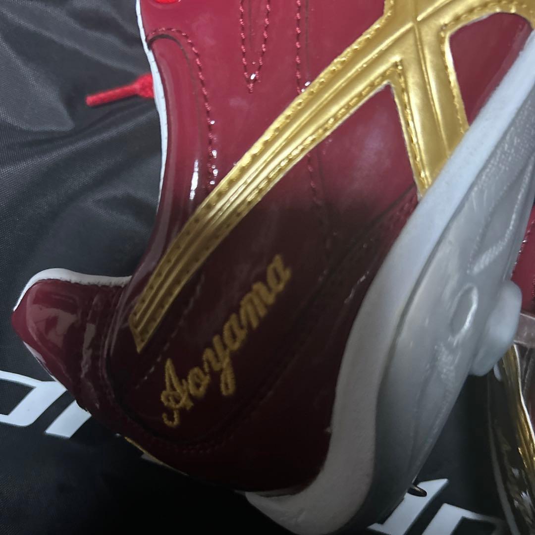 本日限定値下げ　楽天　青山浩二　SSK 赤 スパイク 直筆サイン入り　野球