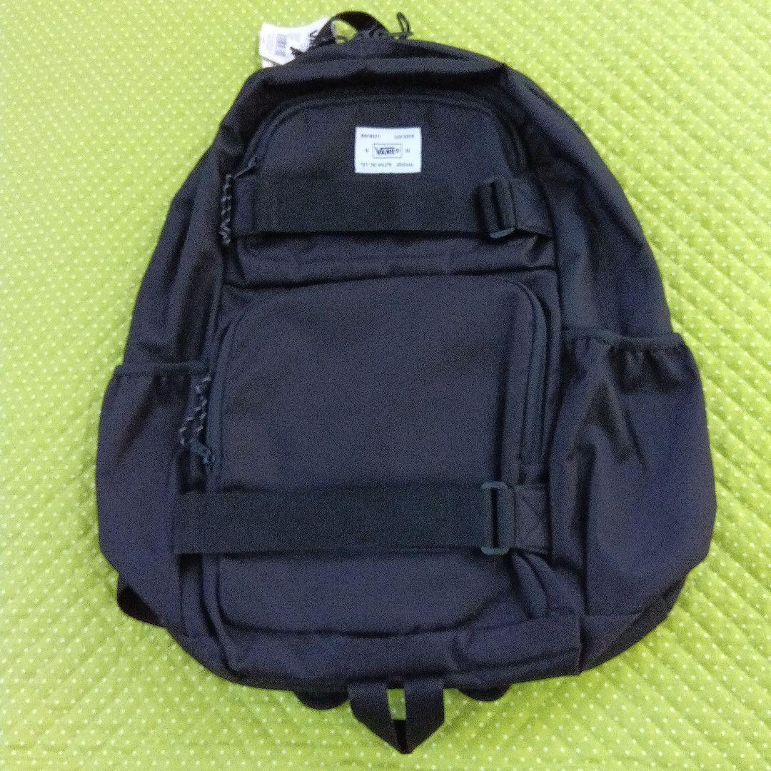 未使用品　VANS　バックパック　リュック　スケボー　大容量　黒　ストリート