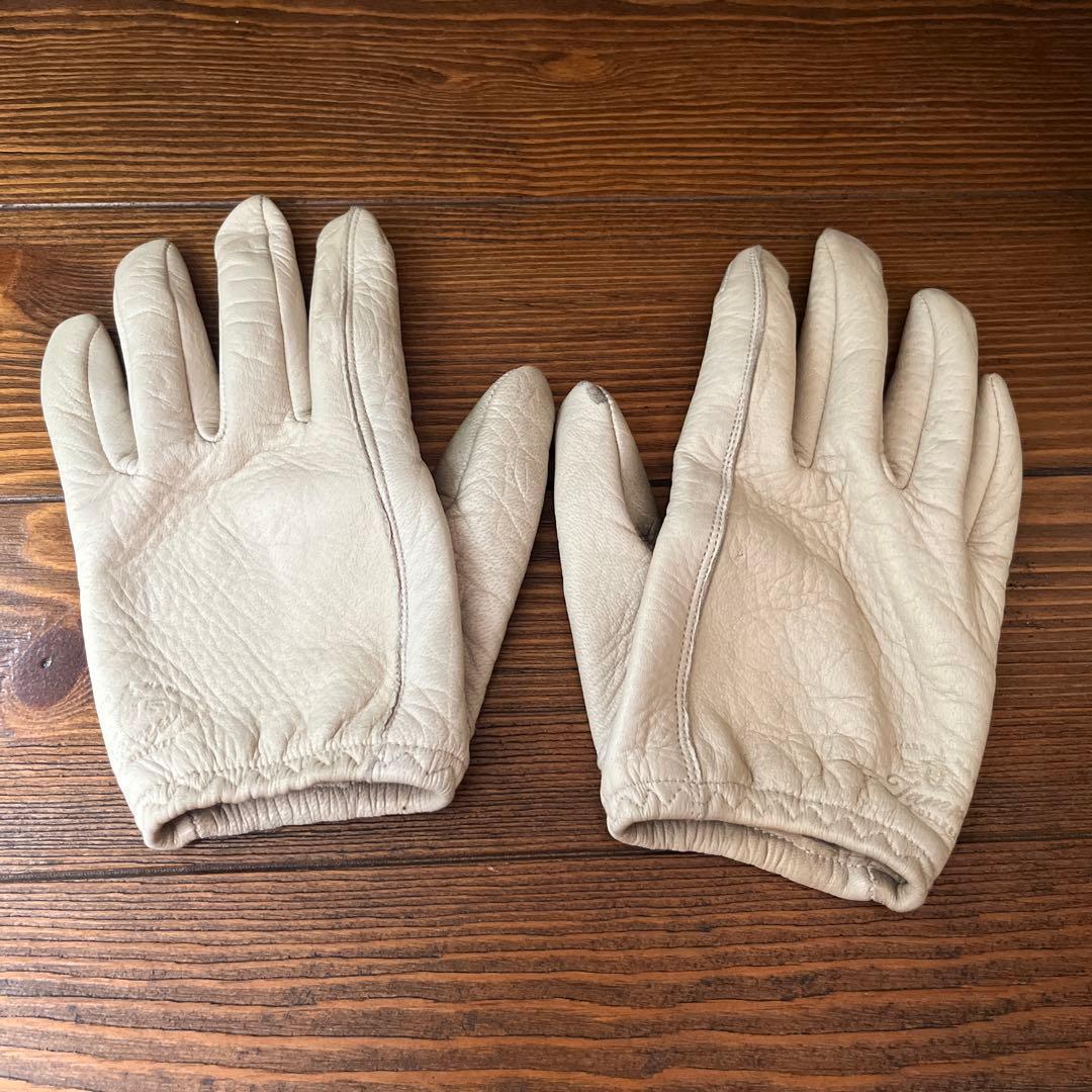 最終値下げ　LAMP GLOVES ランプグローブス グレージュ Mサイズ