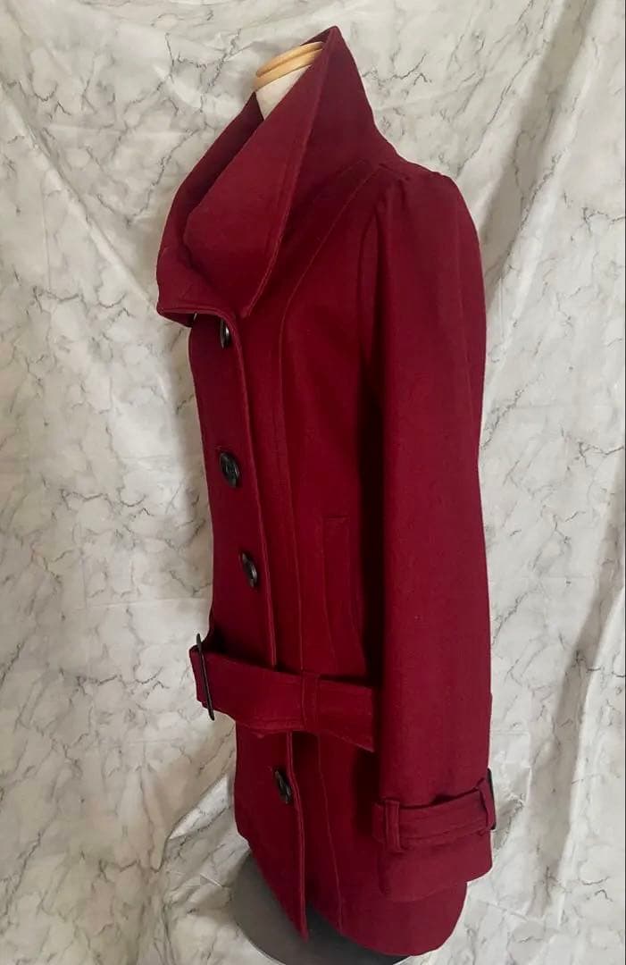 【最終値下げ】昭和レトロ　赤　コート　2way Cloche ビンテージ　￼