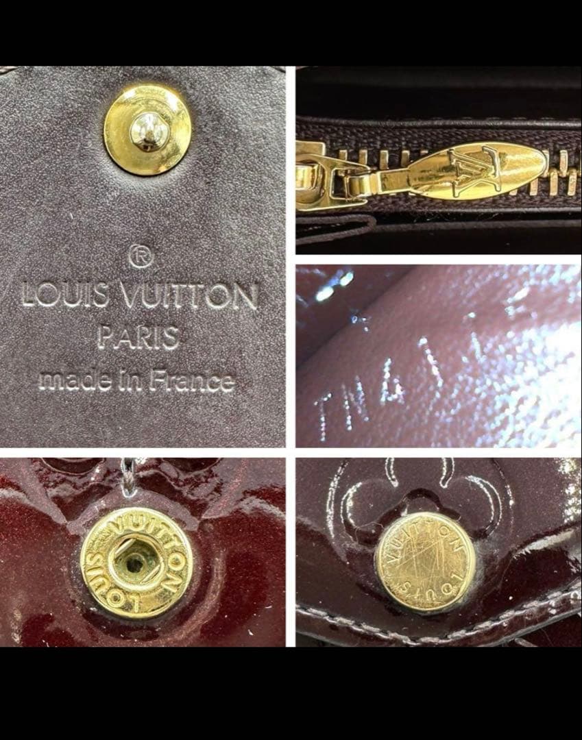 【美品】ルイヴィトン ヴェルニ 長財布 状態良好・ベタつきなし・角スレなし。