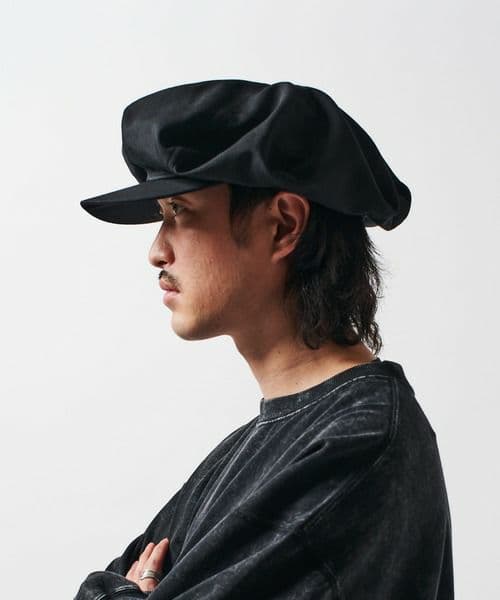2025SS KIJIMA TAKAYUKI BIG CASQUETTE 黒 3