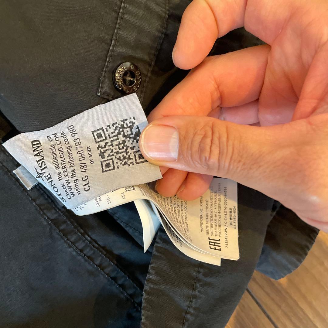 Stone  ミリタリージャケット　tela smerigliata