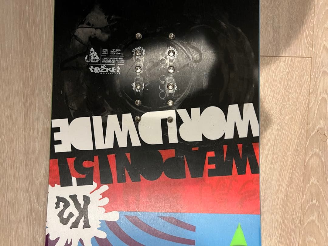 K2 WORLDWIDE WEAPON 151 スノーボード