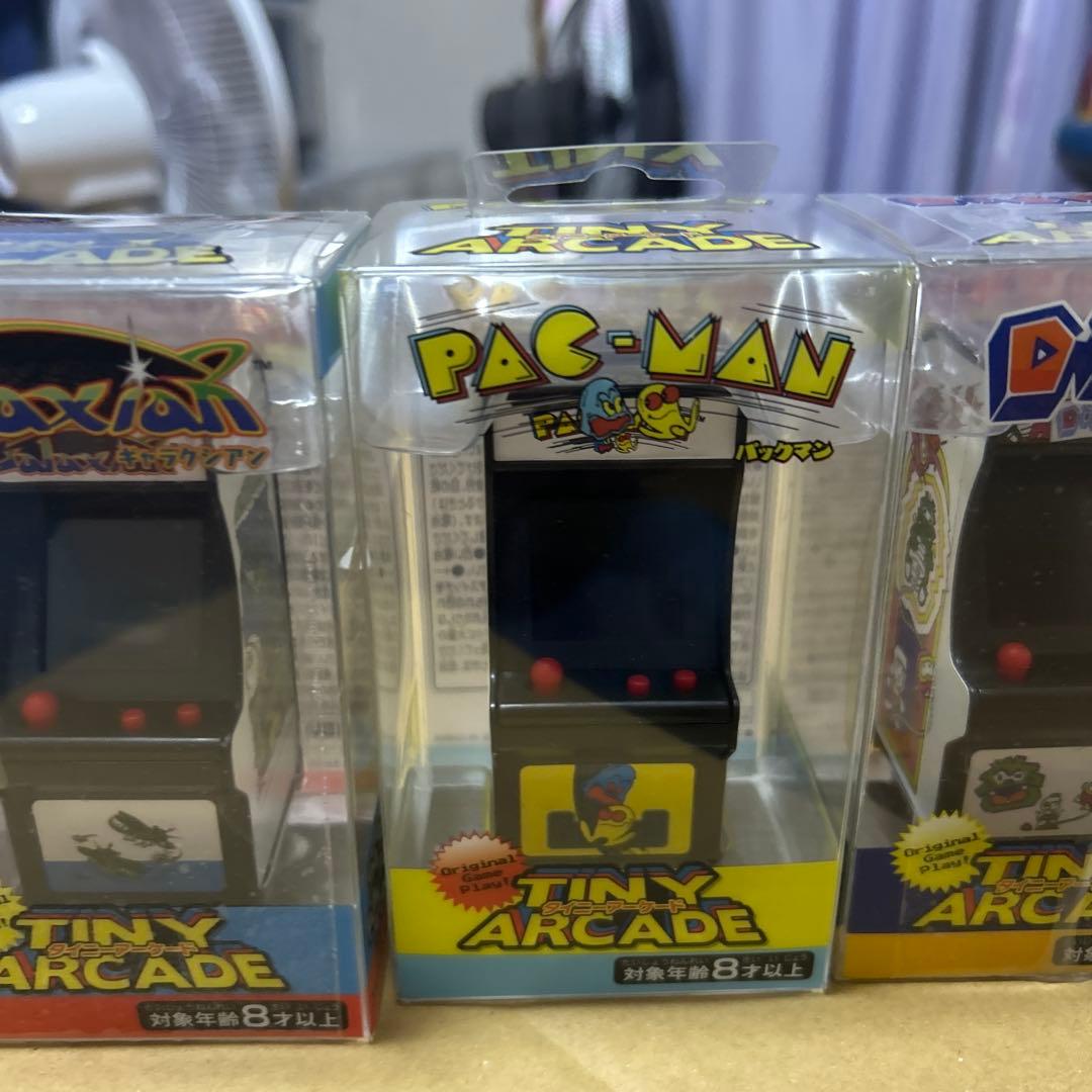 タイニーアーケード　パックマン、スペースインベーダーなど5台セット新品未開封