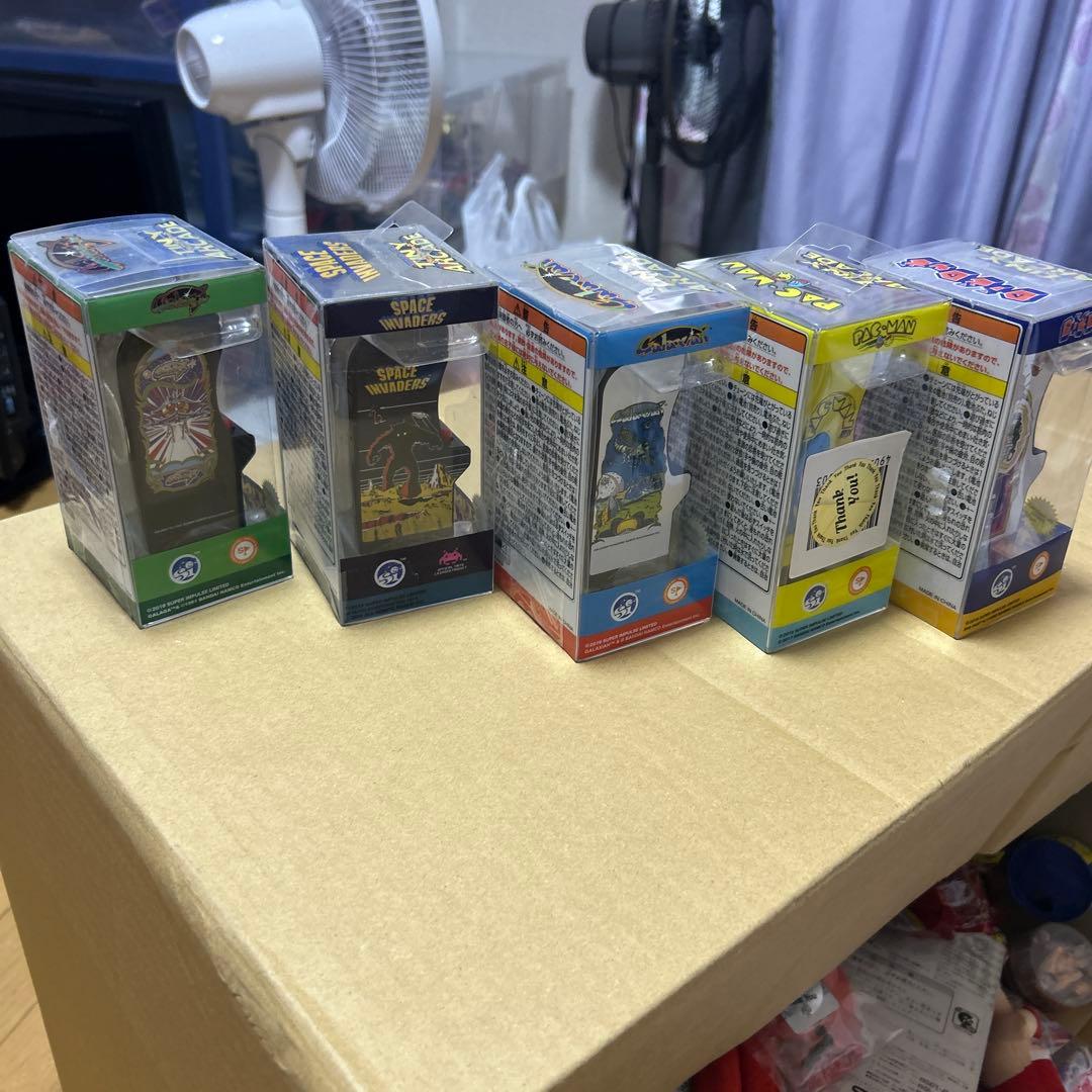 タイニーアーケード　パックマン、スペースインベーダーなど5台セット新品未開封