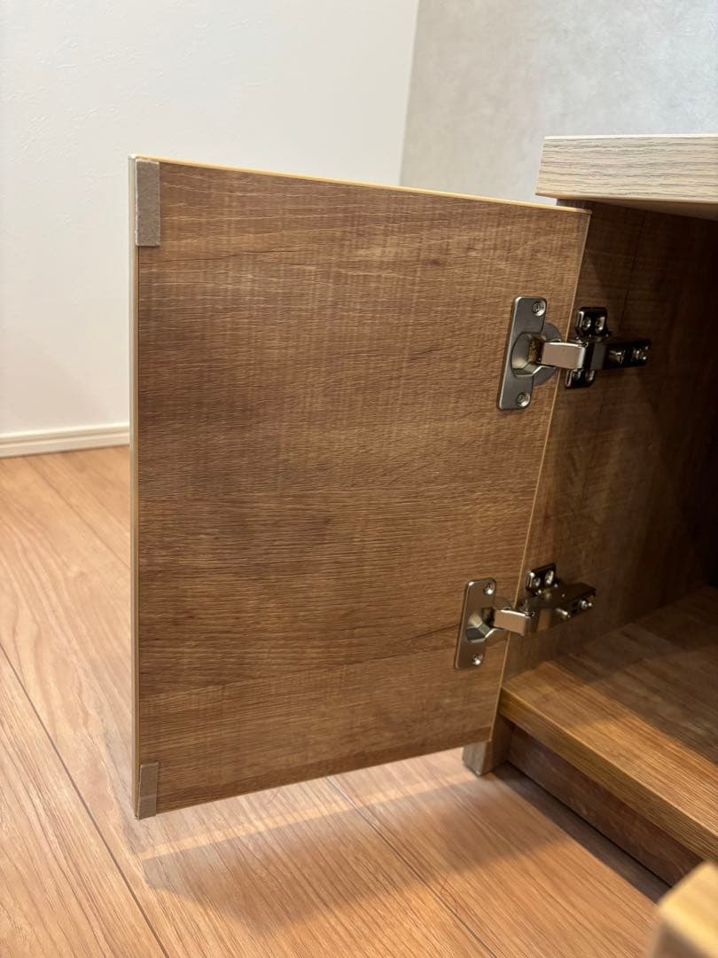 【美品】LOWYA テレビ台 ローボード 140cm テレビボード 完成品