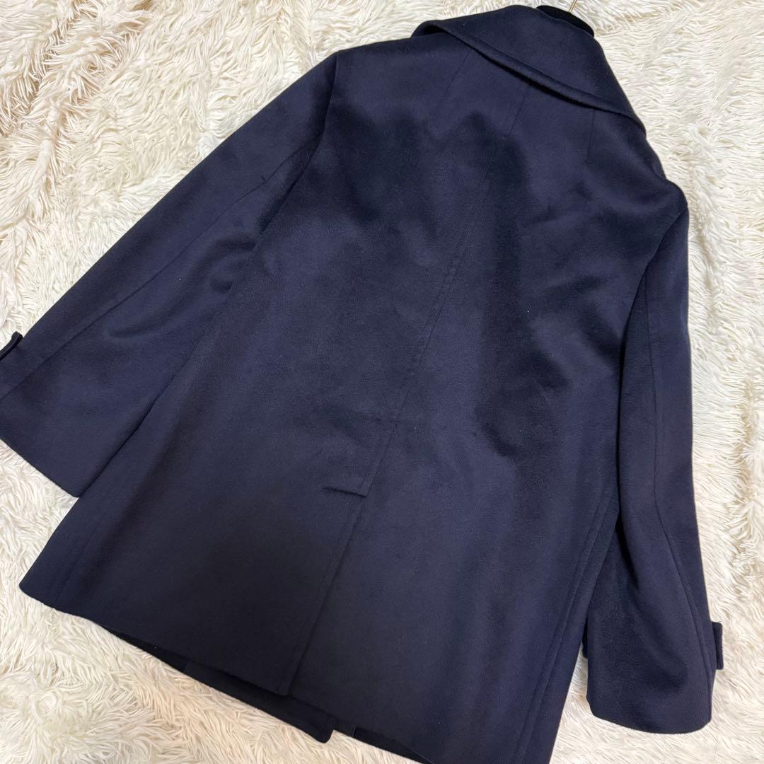 新品　ヴェルメイユパーイエナ　ピーコート ウールカシミヤ　ネイビー