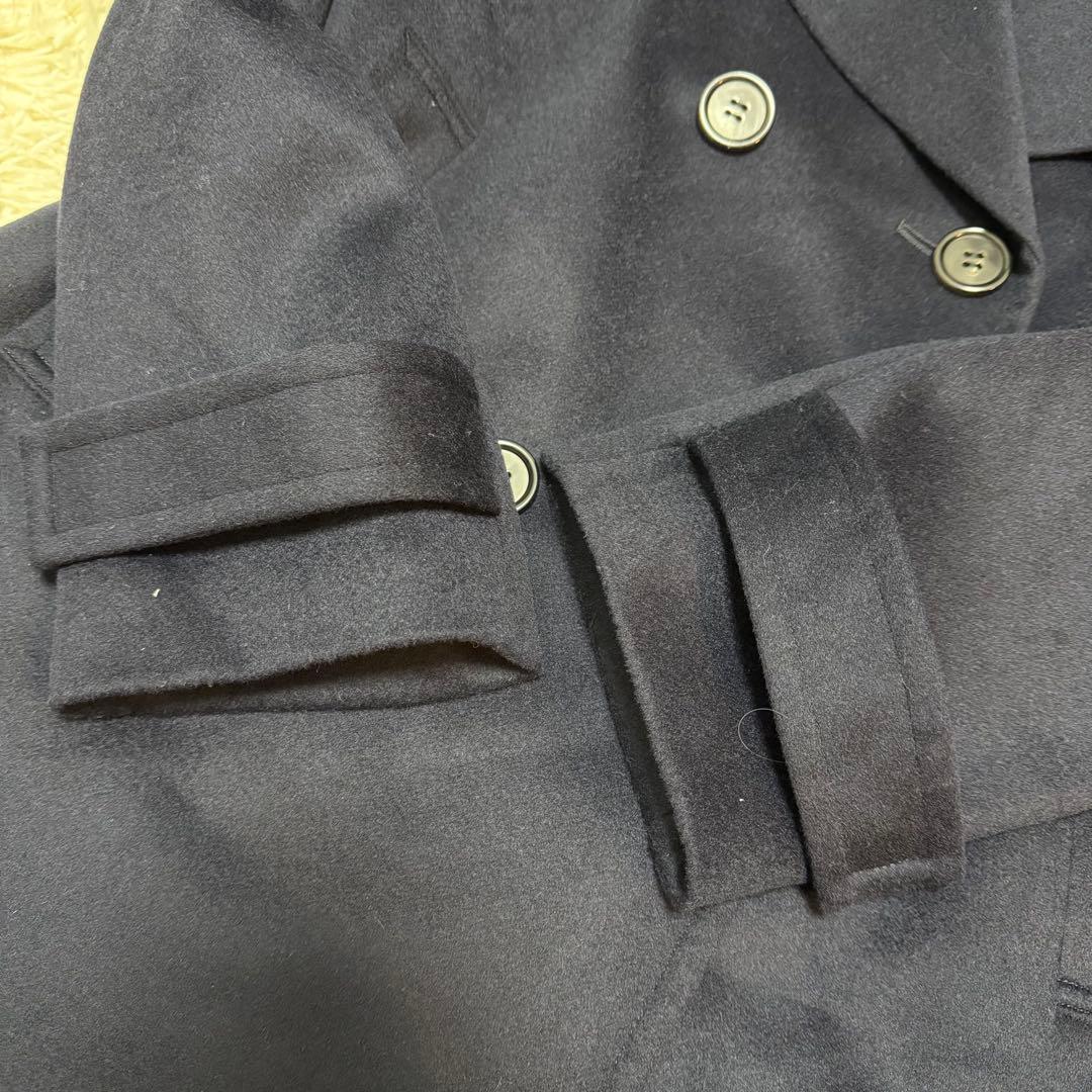 新品　ヴェルメイユパーイエナ　ピーコート ウールカシミヤ　ネイビー