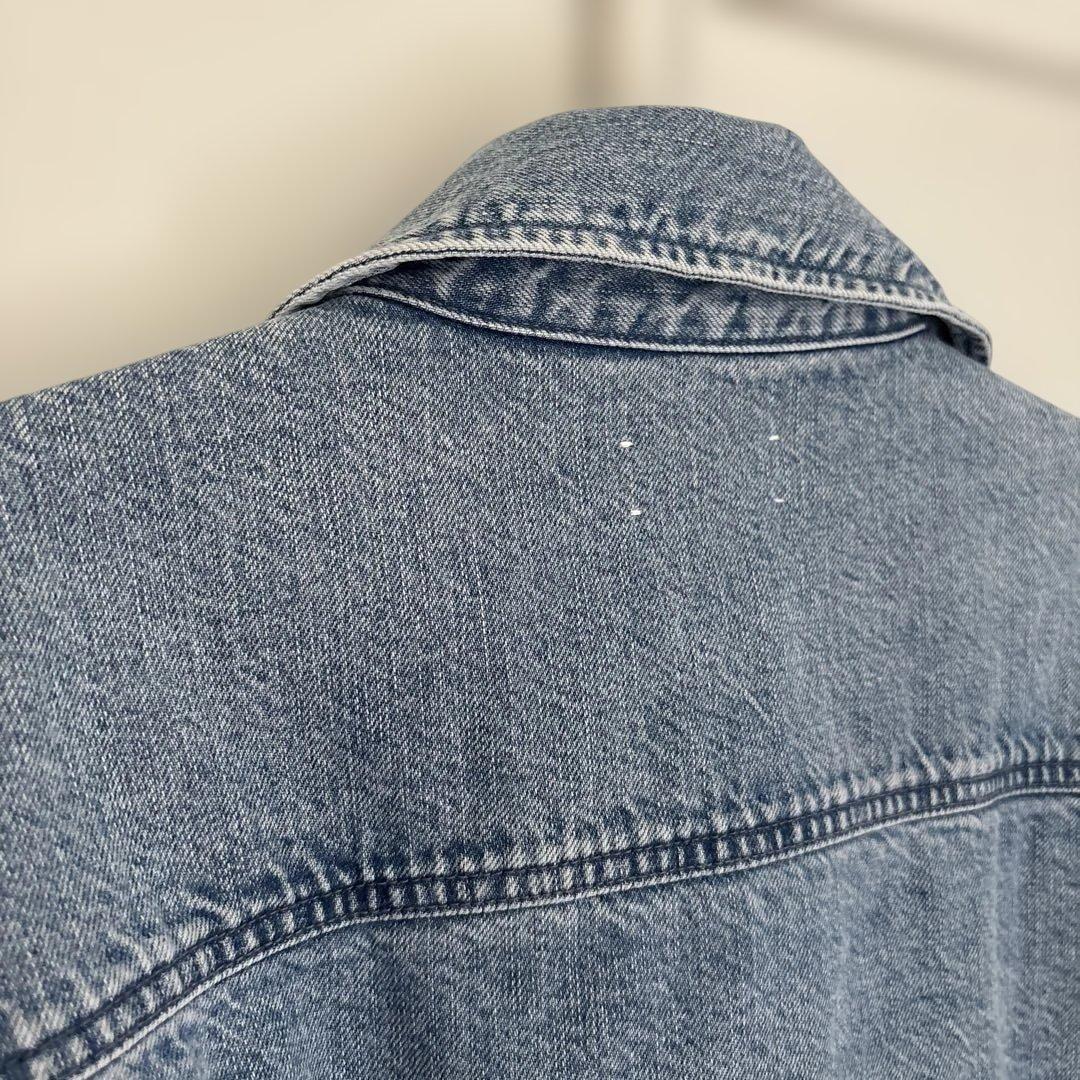 アッパーハイツ　upper hightsオーバーサイズデニムシャツ ライトブルー