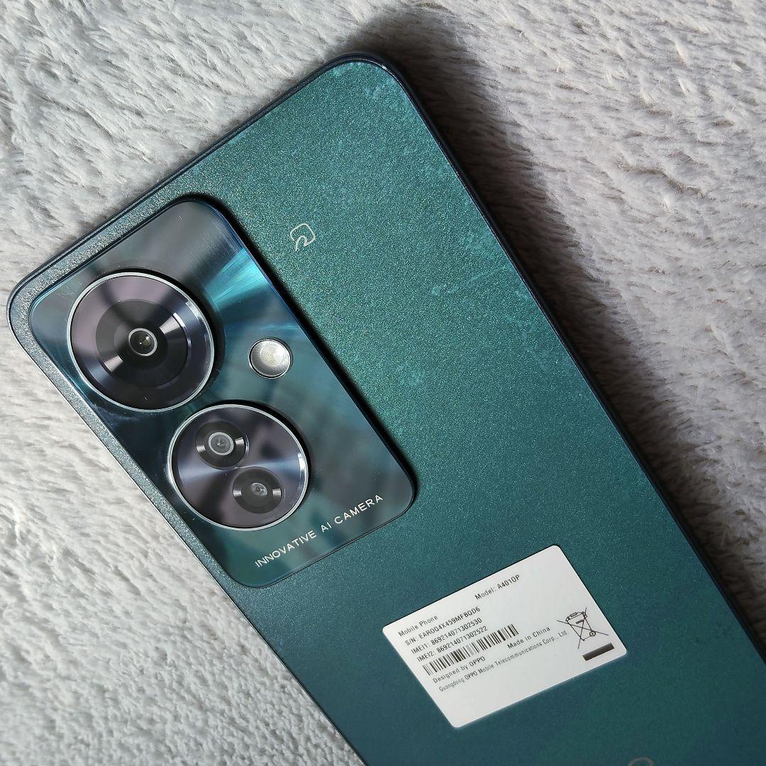 OPPO Reno11 A ブラック グリーン