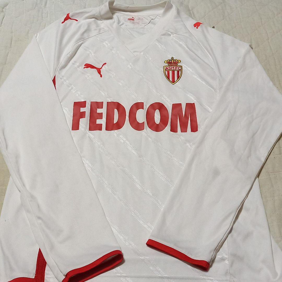 『長袖』ASモナコ(フランスリーグの強豪、ヨーロッパ販売の海外正規品　トルコ製)