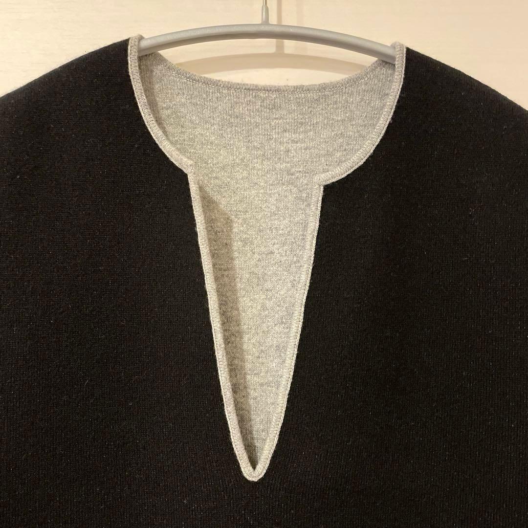 CABaN キャバン ウールカシミヤ リバーシブル チュニック ベスト